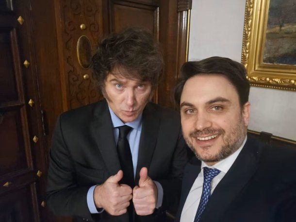 Javier Milei y Ramiro Marra