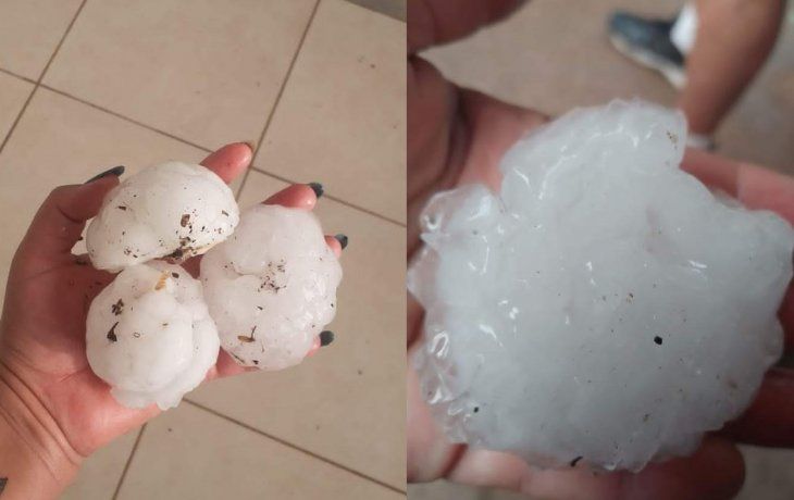 Impresionantes fotos y videos del granizo en Córdoba