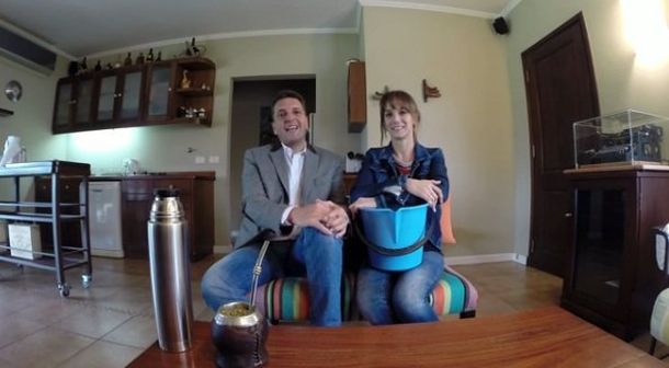 El trucho #IceBucketChallenge de Massa y su esposa