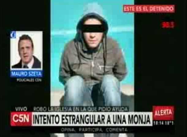 Pidieron ayuda en una iglesia y luego asaltaron y golpearon a dos monjas