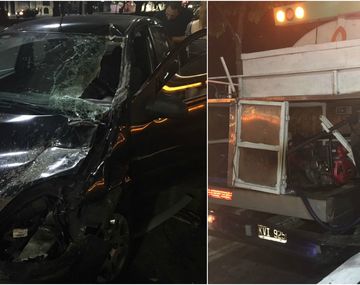 Los vehículos que protagonizaron un violento accidente en Constitución