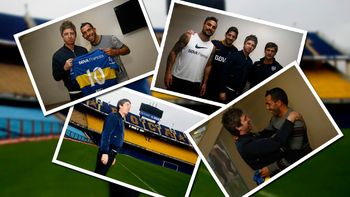 noel gallagher visito la bombonera y se saco fotos con el plantel de boca noel gallagher visito la bombonera y se saco fotos con el plantel de boca