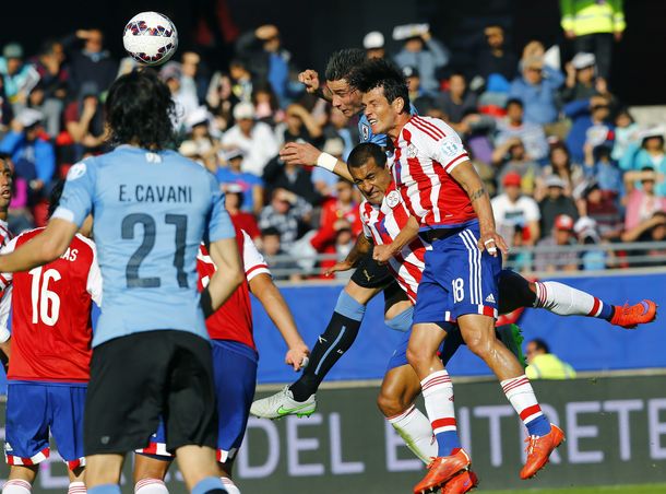 Uruguay y Paraguay empataron y pasaron a cuartos