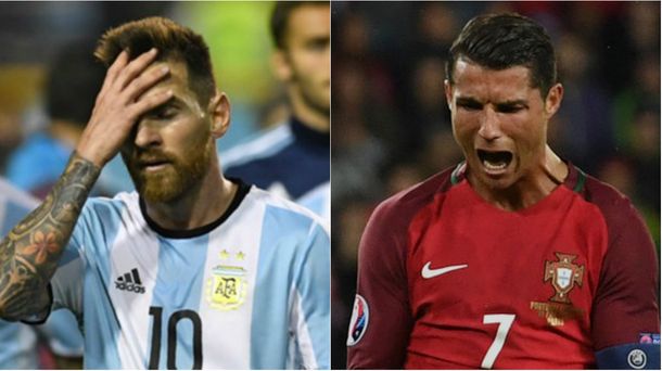 Messi y Cristiano