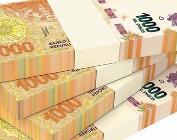 Argentina importará billetes de mil pesos para evitar faltantes