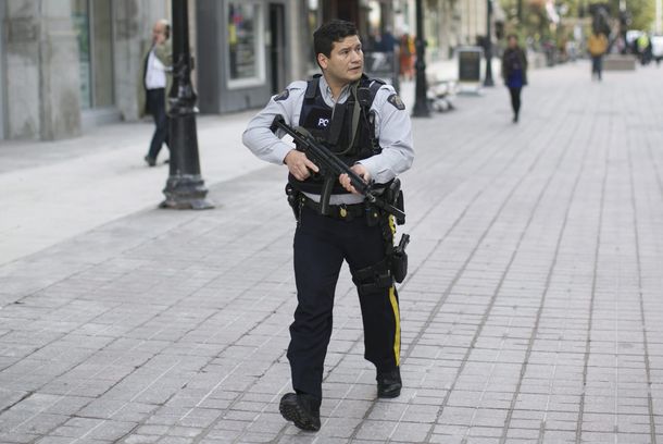 Las imágenes de los tiroteos en Ottawa