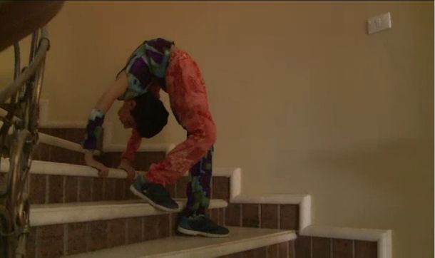 El nene araña palestino que quiere ser récord Guinness