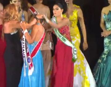 Le arrebató la corona a Miss Amazonas