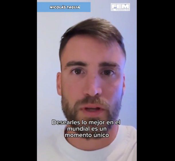 Video: el apoyo de los campeones del mundo a la Selección femenina a poco del Mundial