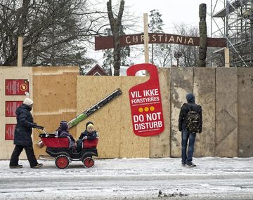 Así cerraron las fronteras de Cristiania