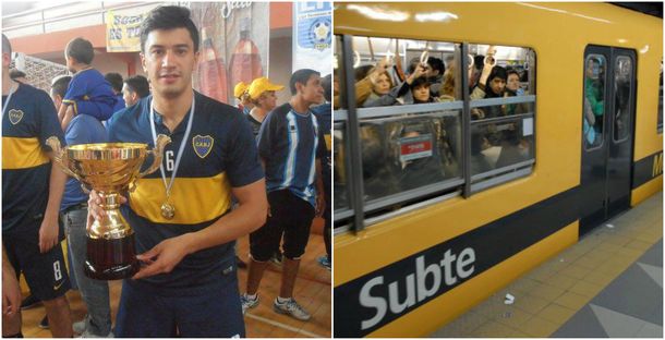 Despiden a Matías Kruger en Boca mientras vuelve a funcionar el subte