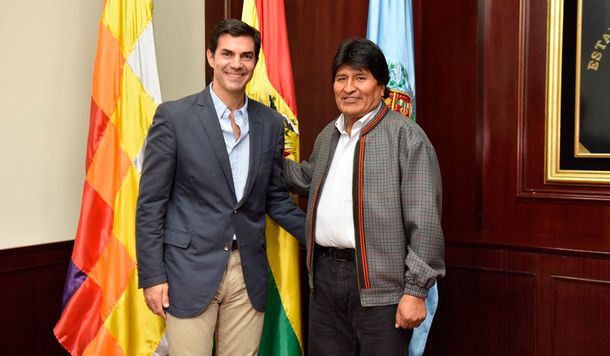 El gobernador Urtubey visitó a Evo Morales