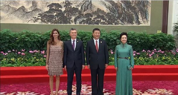 Macri fue recibido por Xi Jimping