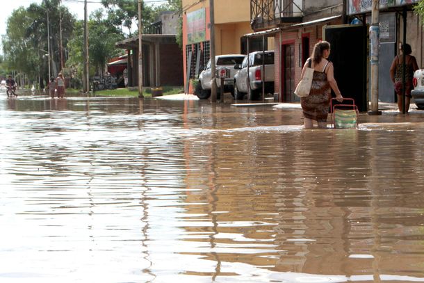 Corrientes: un temporal en enero de 2019 dejó las calles inundadas