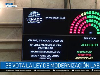 El Senado aprobó la Reforma Laboral