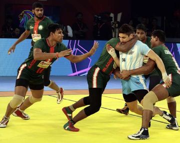 Argentina disputa el Mundial de kabaddi en la India