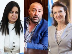 Sandra Pettovello, Diego Spagnuolo y Diana Mondino 