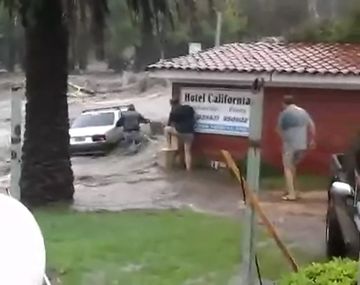 Se salvaron por segundos de ser arrastrados