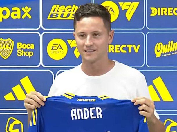 Ander Herrera cautivó en su presentación en Boca: un mensaje de Paredes y su sueño cumplido
