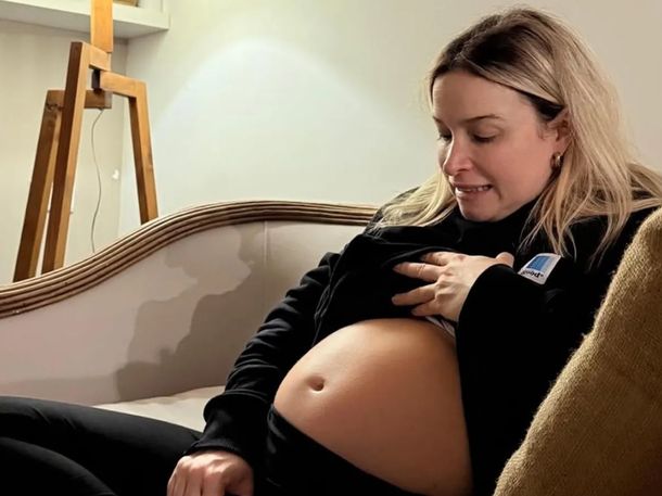 Muy tierno: el video de Sofía Pachano que se volvió viral en la recta final de su embarazo