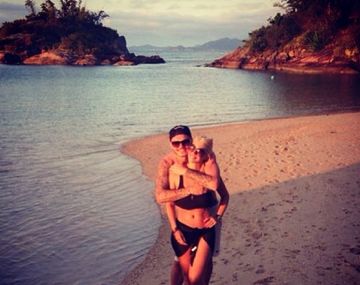 El álbum de las vacaciones de Wanda Nara y Mauro Icardi en Brasil