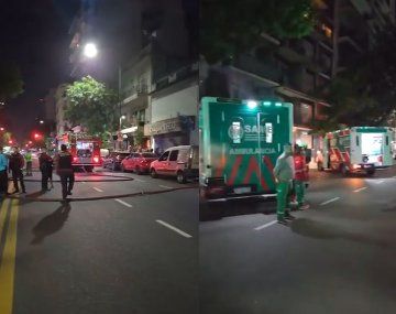 Incendio en Palermo: murió una mujer y 6 personas fueron asistidas