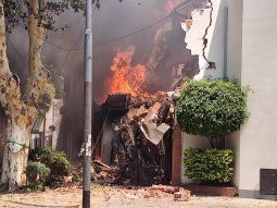 Video: explosión e incendio en Villa Devoto