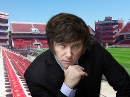 Para Milei la oposición es amarga y más fría que la cancha de Independiente