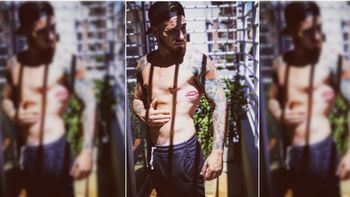 Así quedó el tattoo de Fede Bal. Así quedó el tattoo de Fede Bal.