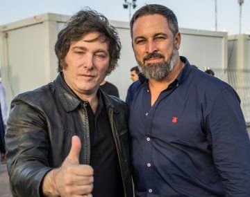 El partido ultraderechista español Vox felicitó a Milei por su triunfo en las PASO