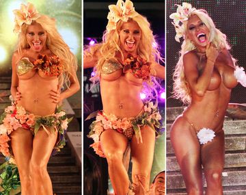 Vicky Xipolitakis sufrió un blooper hot en un desfile