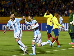 EL primer gol de Messi en Quito