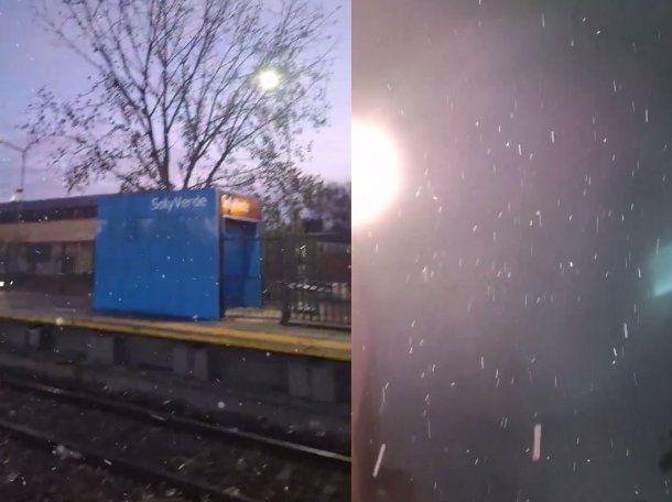 La nieve llegó a Buenos Aires: las mejores fotos y videos