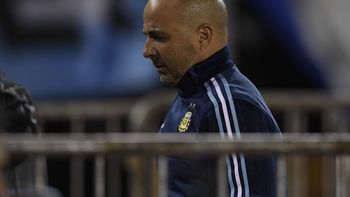 Jorge Sampaoli tras el partido ante Venezuela Jorge Sampaoli tras el partido ante Venezuela