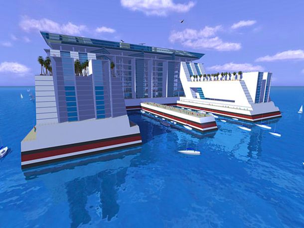 Proyectan una ciudad-barco capaz de dar la vuelta al mundo