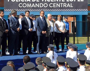 Scioli se mostró junto a Jorge Macri en un acto en Vicente López