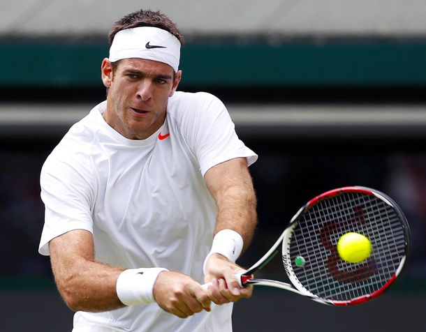 Del Potro le ganó a Seppi a pesar del dolor en la rodilla