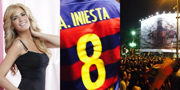 Las fotos de Viviana Canosa en los festejos por la consagración de Barcelona