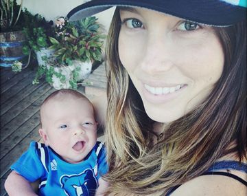 Justin Timberlake compartió en las redes la primera imagen de su hijo