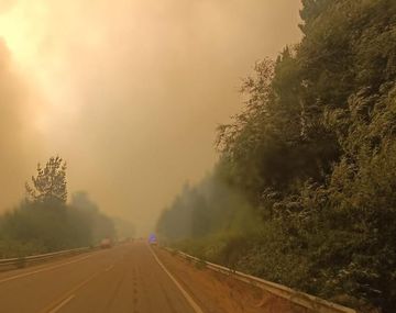 Incendios en Chubut: cortaron la ruta 40 por el avance de las llamas sin control