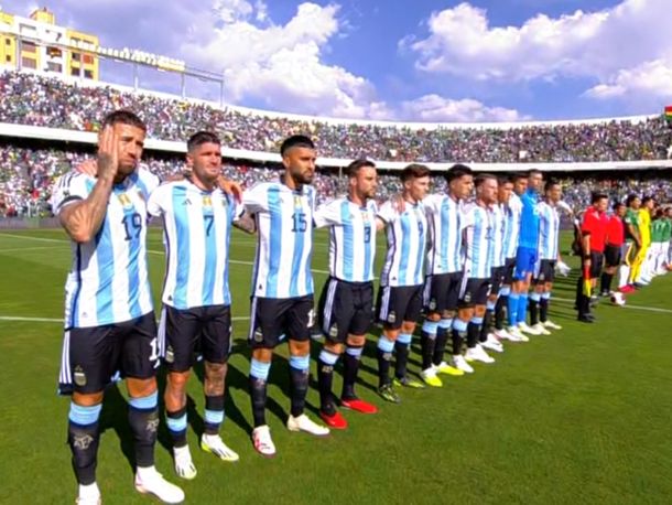 Video: así sonó el himno argentino en la altura de La Paz