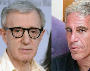 Woody Allen y JeffreyEpstein.