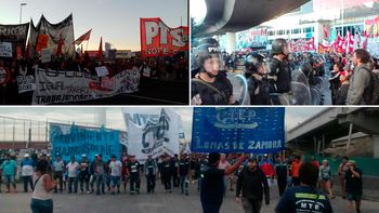 Grupos de izquierda realizaron cortes en distintos puntos de la Ciudad Grupos de izquierda realizaron cortes en distintos puntos de la Ciudad