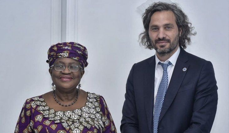 El canciller Santiago Cafiero mantuvo una reunión con la Directora de la OMC