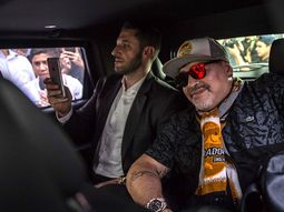 Matías Morla y Diego Maradona