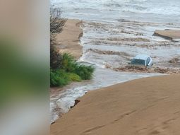 Alerta roja en la Costa Atlántica por temporal de lluvia y viento: inundaciones en varias ciudades