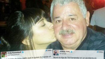 los famosos se solidarizaron con titi fernandez por la muerte de su hija los famosos se solidarizaron con titi fernandez por la muerte de su hija