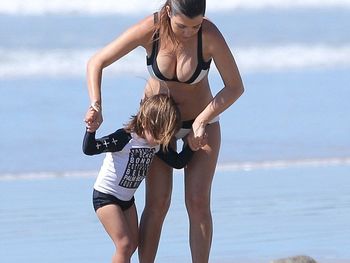 Kourtney Kardashian y su hijo, Mason