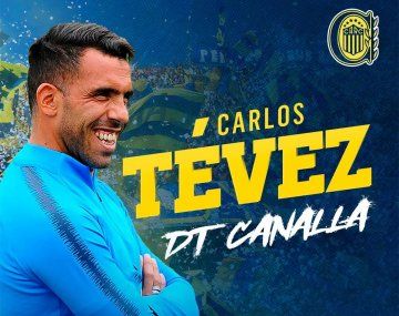 El primer mensaje de Tevez como DT de Rosario Central