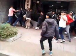 alumnos de dos escuelas protagonizaron una batalla campal en tucuman